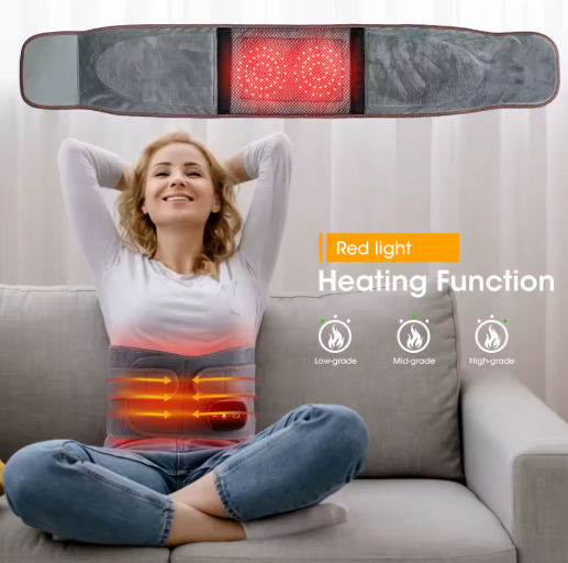 LumbarRelieve™ – Heated Lower Back Massager & Support Belt